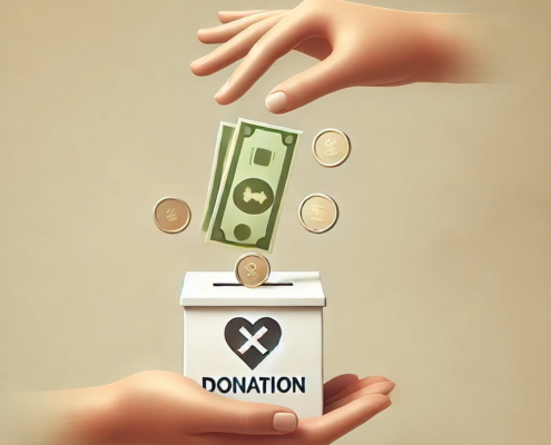 Certificado de donación de una asociación