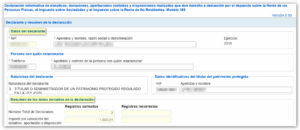 Modelo 182 en asociaciones